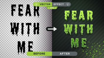 Wall Mural - Zombie - Editable Text Effect, Font Style