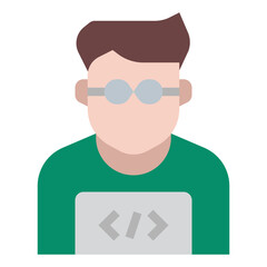 Wall Mural - programmer icon