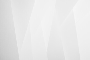 Poster - white abstract geometric background with soft light vertical oblique stripes with crossing and angle