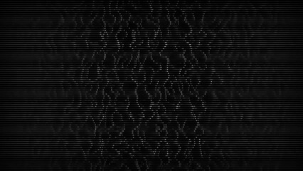 Poster - Abstract Digital Flowing Lines Technology Background Loop/
4k animation of an abstract wallpaper background of digital fractal particle lines with depth of field and ambient occlusion flowing and wavi
