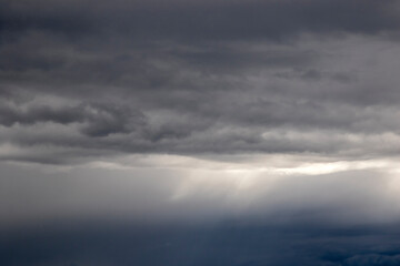 Wall Mural - Storm clouds background, dramatic sky