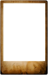 Wall Mural - PNG Vintage grungy photo frame