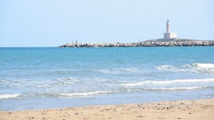 Sticker - Scenery by the sea in Vieste