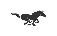Horse Icon Illustration Isolated Vector Sign Symbol
