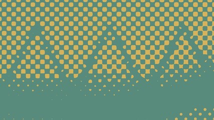 Sticker - Abstract halftone grunge pattern background image. 