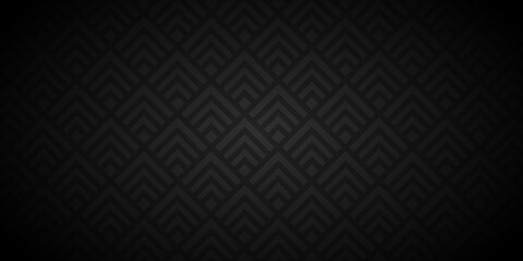 Black background with abstract pattern. Vector illustration