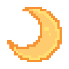 Wall Mural - moon pixel art