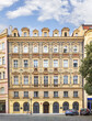 Beautiful old house on Kozy street in the historical center of Prague. Czech Republic