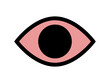 red eye icon (editable strokes)