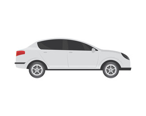 Sticker - sedan car mockup icon