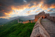 Great Wall Of China At The Jinshanling