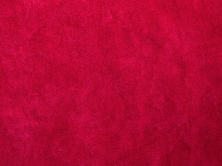 Wall Mural - Red velvet fabric texture used as background. Empty red fabric background of soft and smooth textile material. There is space for text.