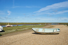 Washed Up Boat On The Norfolk Marshes