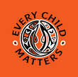 © gerilya - Every Child Matters. Vector Illustration. Design for Orange Shirt Day and National Day for Truth and Reconciliation.