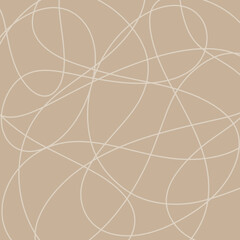 Wall Mural - scattered geometric line shapes. hand drawn doodle elements. abstract background design. vector blac