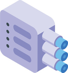 Poster - Osmosis system icon isometric vector. Water filter. Home equipment