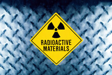 Close-up Of A Radioactive Sign