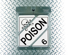 Close-up Of A Poison Sign