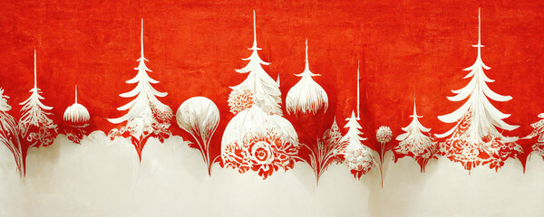 abstract christmas tree wallpaper background illustration