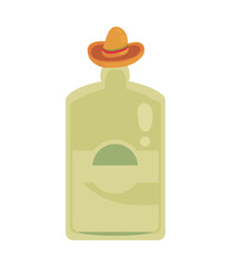 Wall Mural - mexican tequila bottle