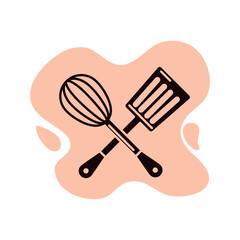 Poster - cooking utensil icon