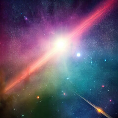 Wall Mural - stars and nebula