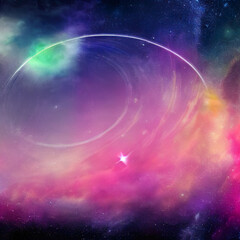 Wall Mural - background sky with stars