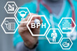 © wladimir1804 - Medical concept of BPH Benign Prostatic Hyperplasia. Enlargement of prostate gland. Prostatitis test.