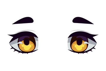 Wall Mural - anime female eyes