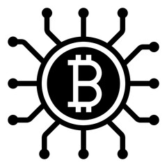 Poster - cryptocurrency icon