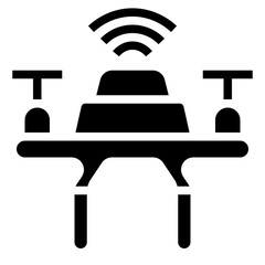 Poster - drone technology icon