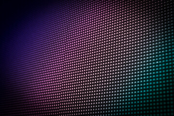 Aufkleber - Led neon screen background. Digital screen computer monitor color pixel texture 