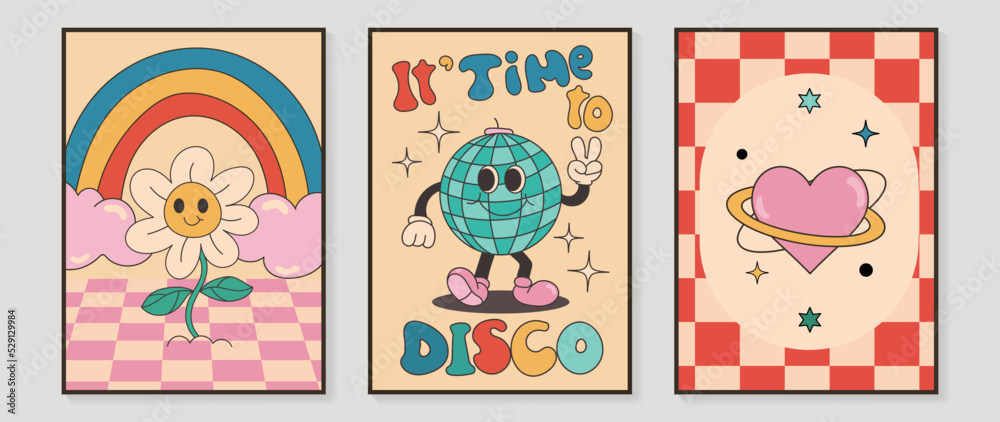 Retro wall art discount