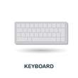 © Mariia - Keyboard icon. 3d illustration from blogger collection. Creative Keyboard 3d icon for web design, templates, infographics and more