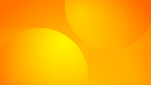 Three Dimensional Orange Circle Background