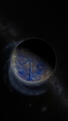 Canvas Print - planet mercury enters retrograde motion in libra