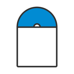 Poster - Vinyl Record In Envelope Icon