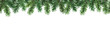 © Kateina - Decorative seamless christmas pattern or frame with green coniferous branches