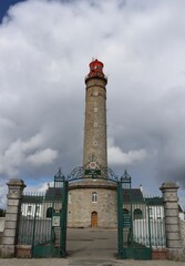 Wall Mural - lighthouse on the coast in Belle Ile