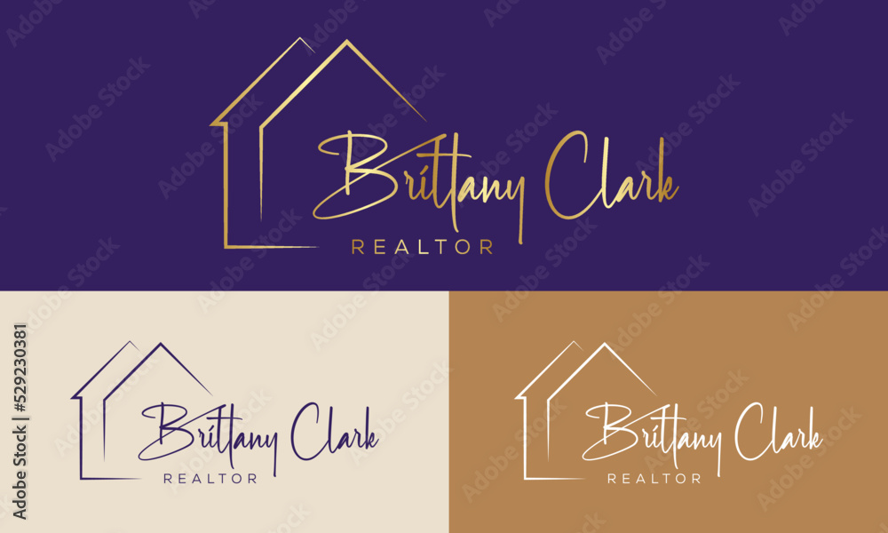 Building and Construction real estate logo design Vector template Stock ...