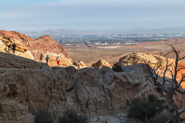 Wall Mural - Las Vegas looking from Red Rock Canyon