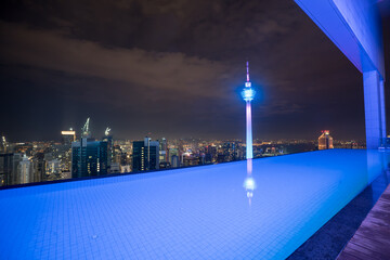 Wall Mural - Night view of Malaysia