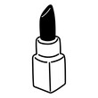 Hand drawn doodle icon - lipstick