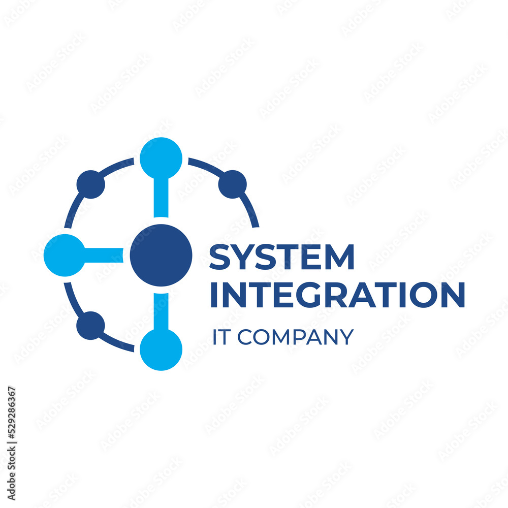 Vector logo of a system integration company