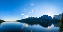 Scenic View Of Lake Against Mountains And Sky