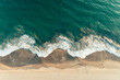 © Cavan Images - Aerial Drone Photo Of Waves On Beach