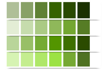 Poster - green palette. Colorful bright neon template. Vector illustration. Stock image.