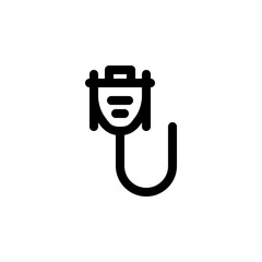 Fototapete - vga cable vector icon. computer component icon outline style. perfect use for logo, presentation, website, and more. simple modern icon design line style