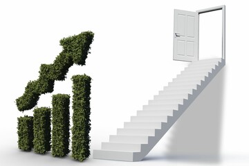 Poster - Graph by steps and doors
