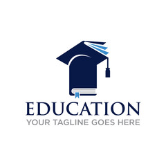 Sticker - education logo , university logo vector